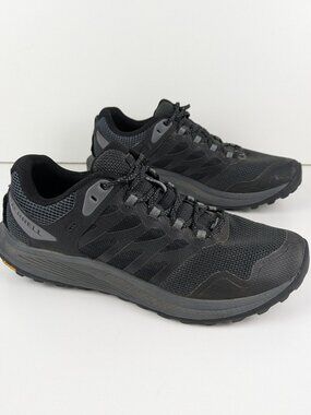 Merrell Nova 3 Trail Running Shoes Men's Size 8.5 Black J067597 Hiking Outdoor.
